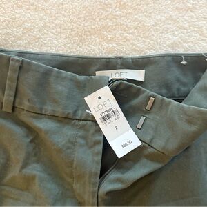 LOFT Women's Green Chino Shorts